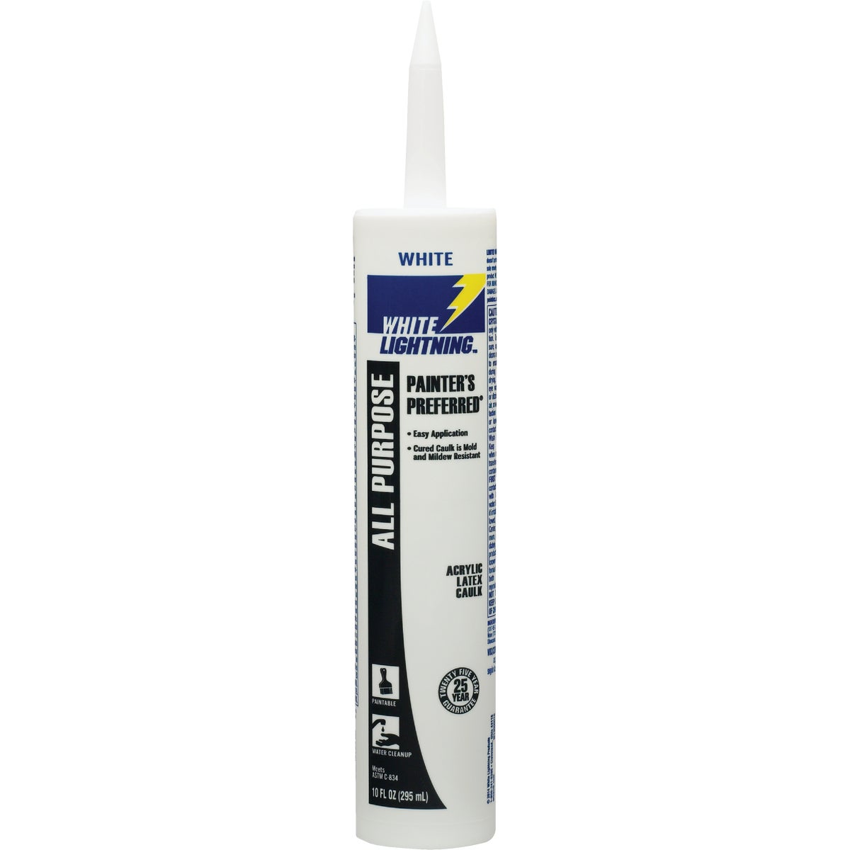 White Lightning Painter's Preferred 10 Oz. White Acrylic Latex Caulk