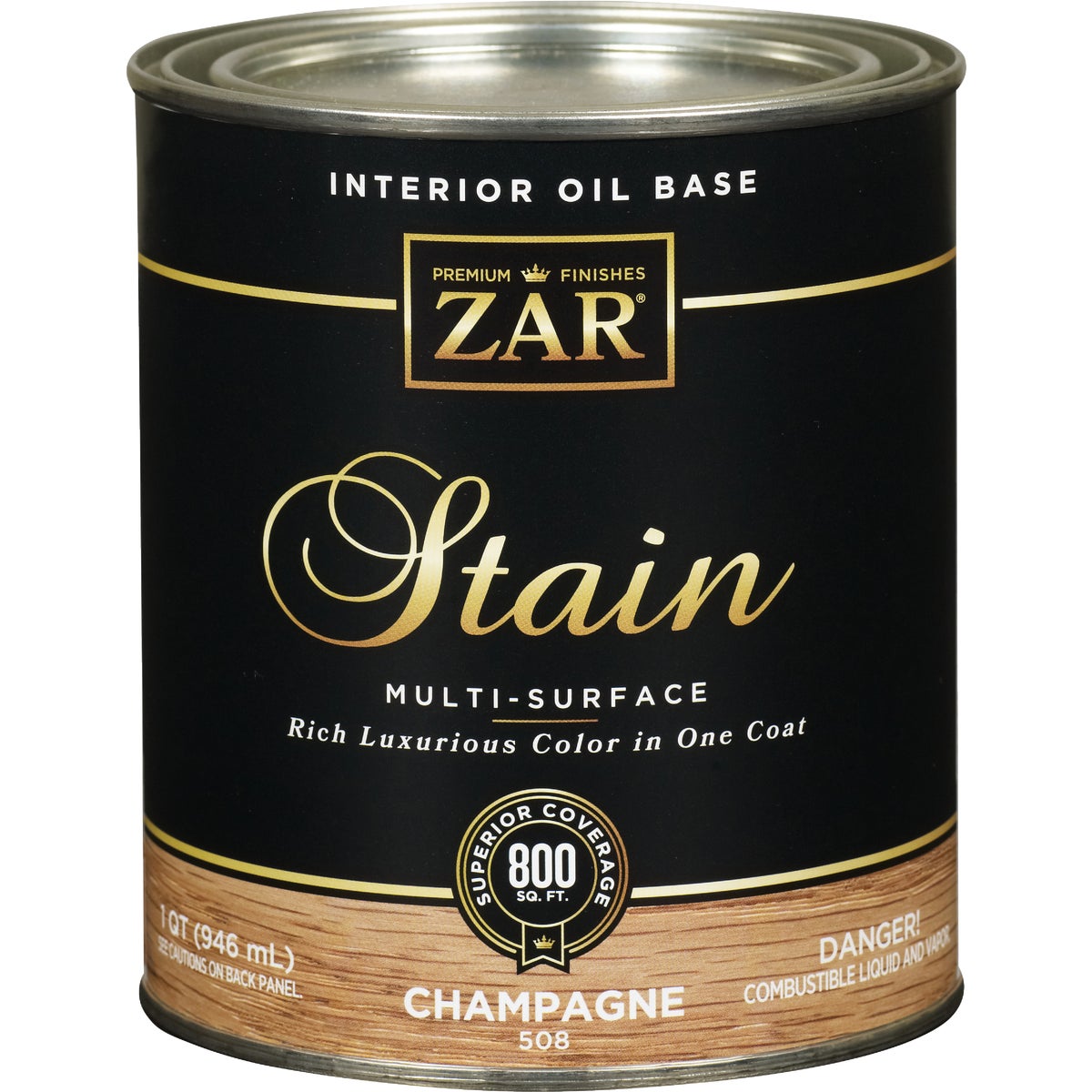 Zar 1 Qt. Champagne Oil-Based Multi-Surface Interior Stain