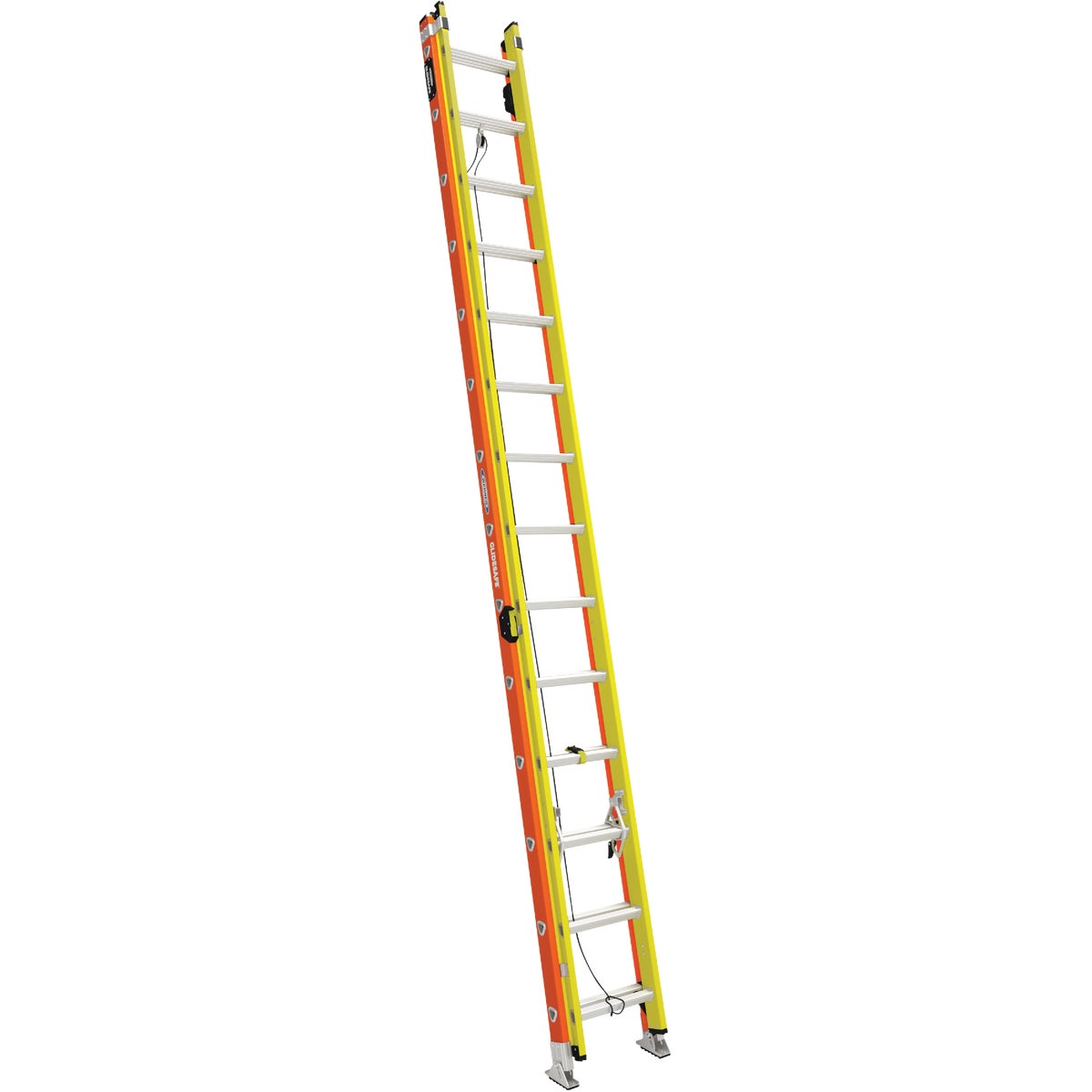 Werner GlideSafe 28 Ft. Type IA Fiberglass Tri-Rung Extension Ladder