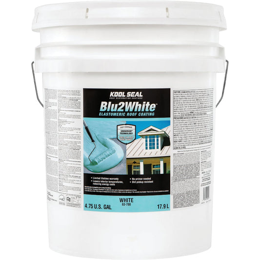 Kool Seal Blu2White 5 Gal. Acrylic Elastomeric Roof Coating