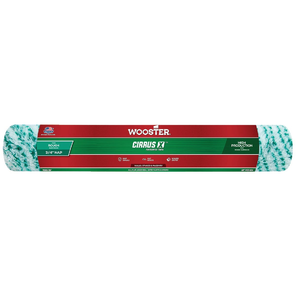 Wooster Cirrus 18 In. x 3/4 In. Woven Fabric Roller Cover