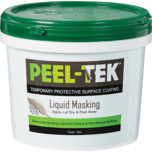 Peel-Tek 1 Qt. Multi-Surface Liquid Masking & Peelable Protective Surface Coating