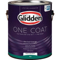 Glidden One Coat Exterior Paint + Primer Flat Ready Mix White 1 Gallon