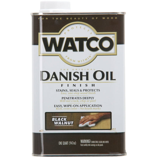 Watco Danish 1 Qt. Black Walnut Oil Finish