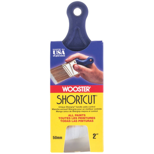 Wooster Shortcut 2 In. Angle Sash Short Handle Paint Brush