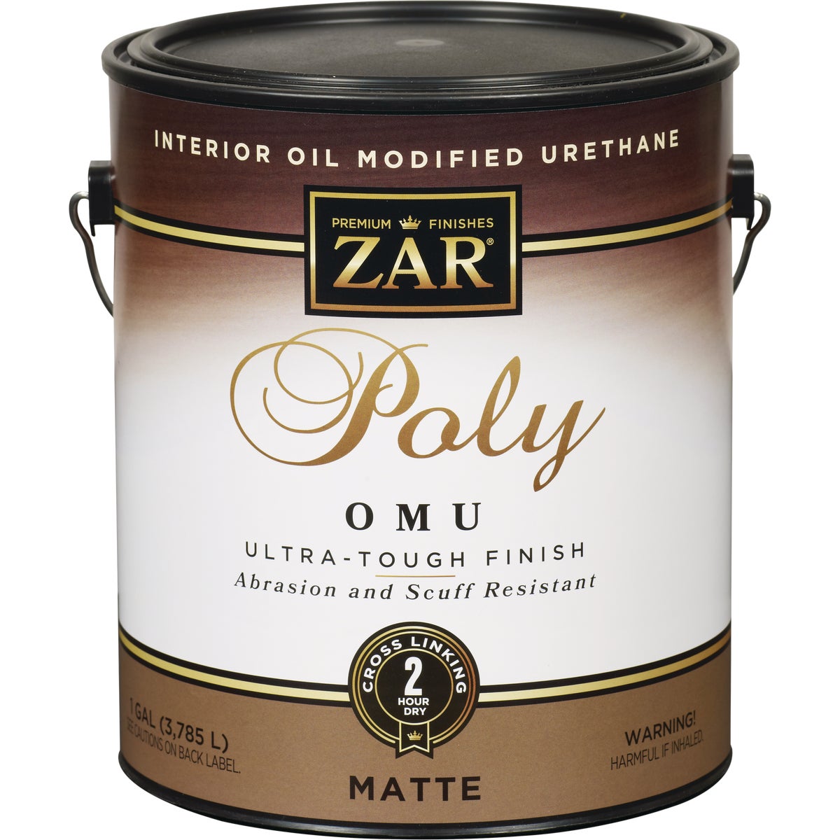 ZAR Matte Ultra Max Interior Polyurethane, 1 Gal.