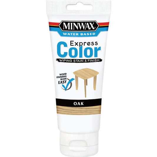 Minwax Express Color 6 Oz. Low Lustre Water Based Wiping Stain & Finish, Oak