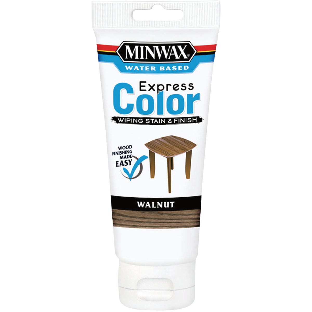 Minwax Express Color 6 Oz. Low Lustre Water Based Wiping Stain & Finish, Walnut