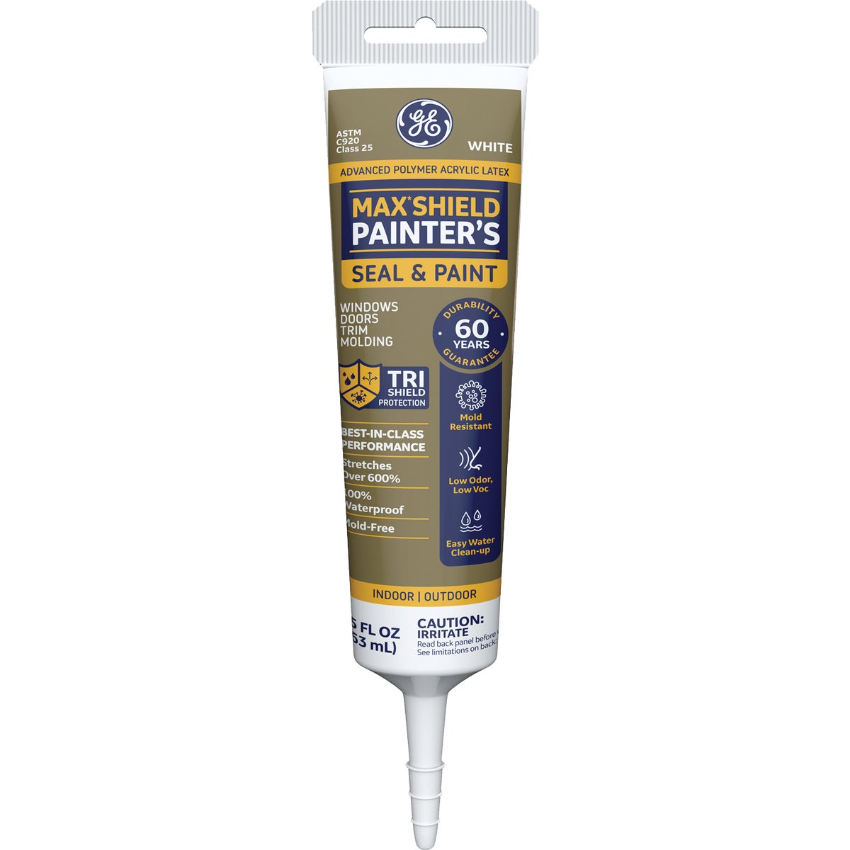 GE Max Shield Painter's 5.5 Oz. White Advanced Polymer Acrylic Latex Sealant