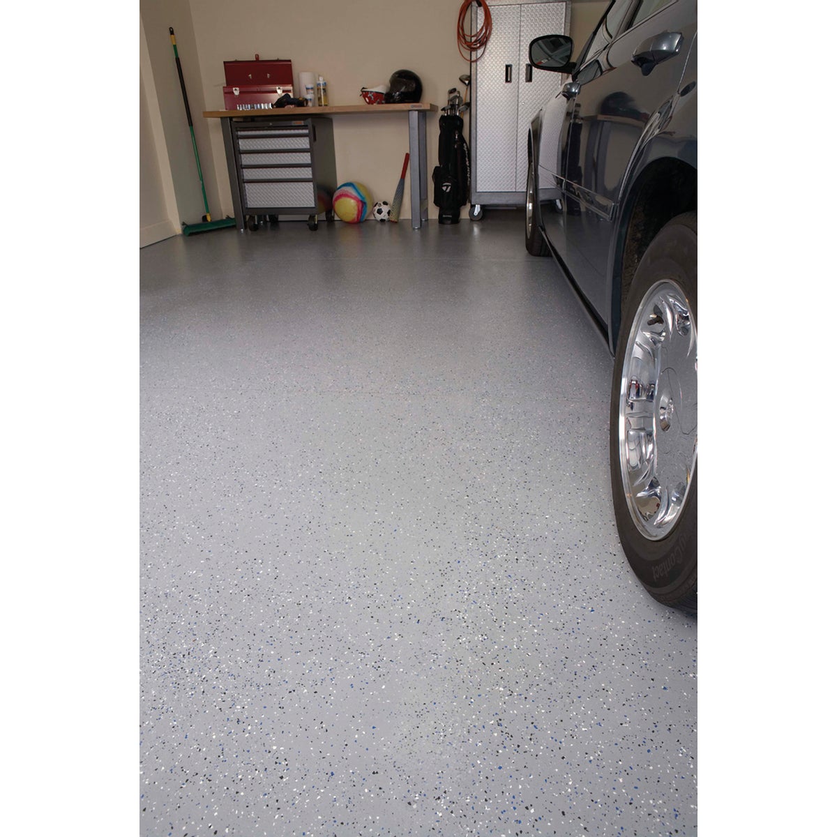 Rust-Oleum EPOXYSHIELD Gloss Garage Floor Coating Kit, Gray, 120 Oz.