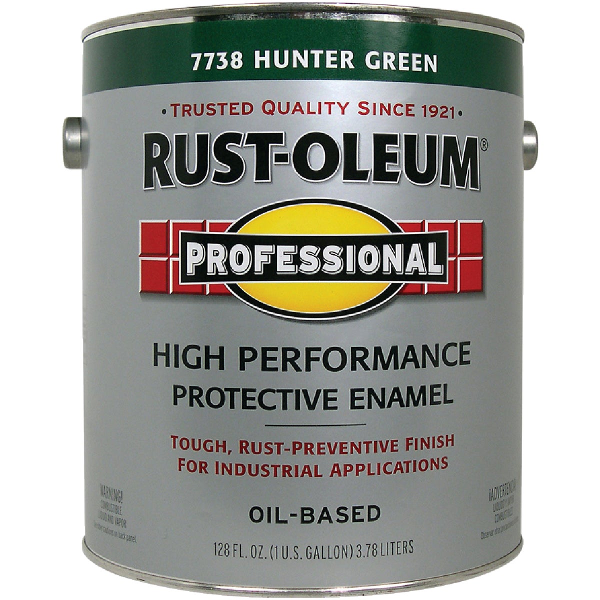 Rust-Oleum Gloss VOC for SCAQMD Professional Enamel, Hunter Green, 1 Gal.