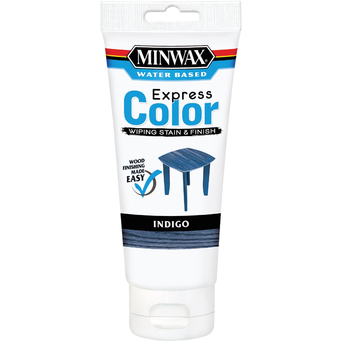 Minwax Express Color 6 Oz. Low Lustre Water Based Wiping Stain & Finish, Indigo