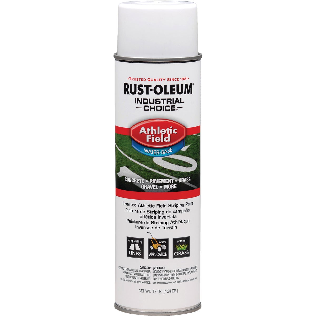 Rust-Oleum Industrial Choice White 17 Oz. Field Striping Paint