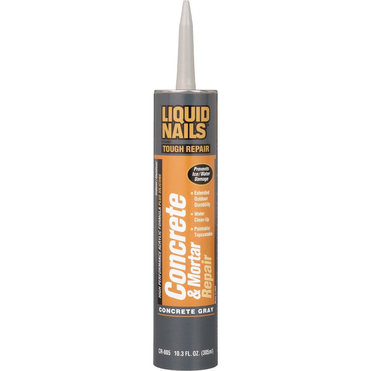 Liquid Nails Latex 10.3 Oz Concrete Gray Concrete Sealant