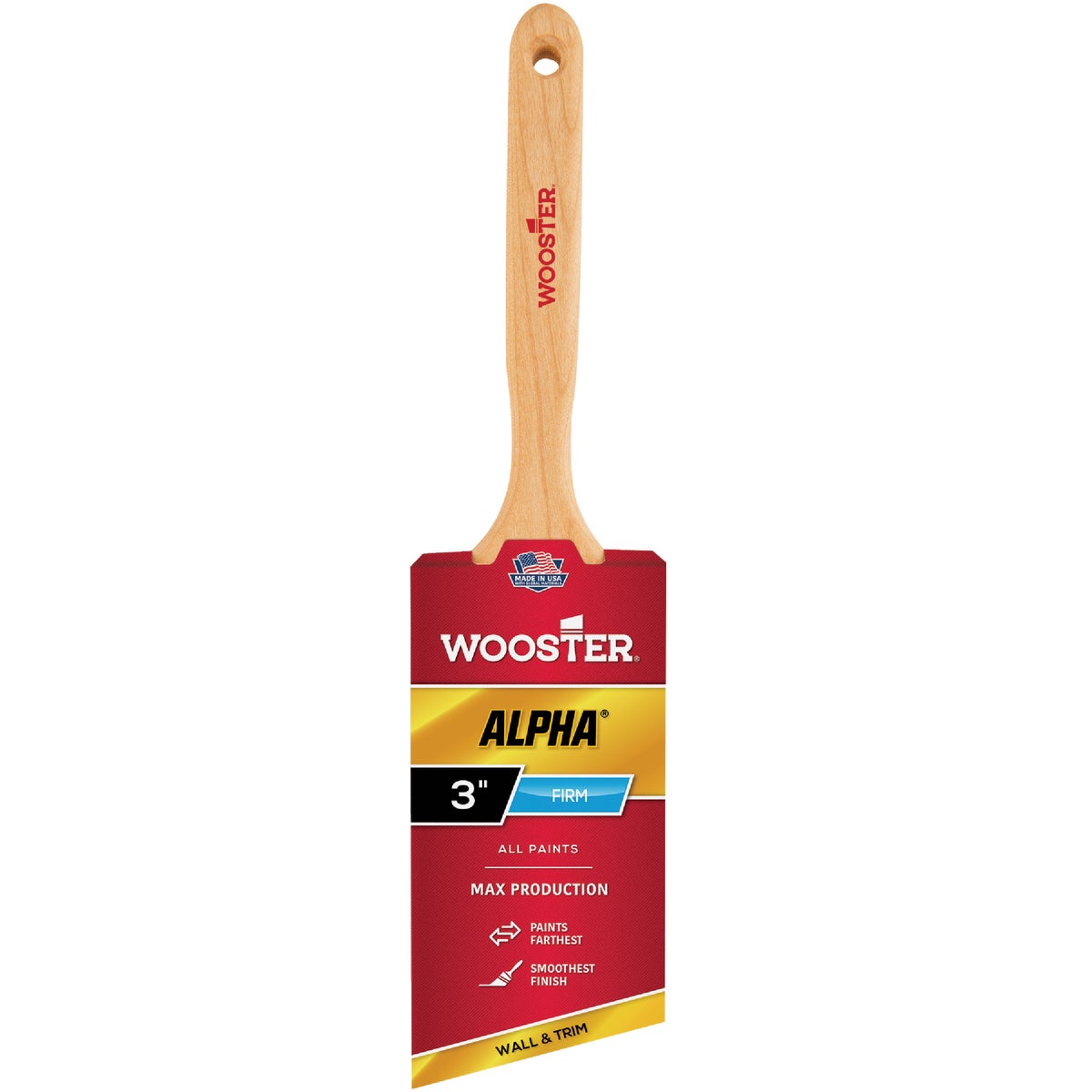 Wooster Alpha 3 In. Angle Sash Paint Brush