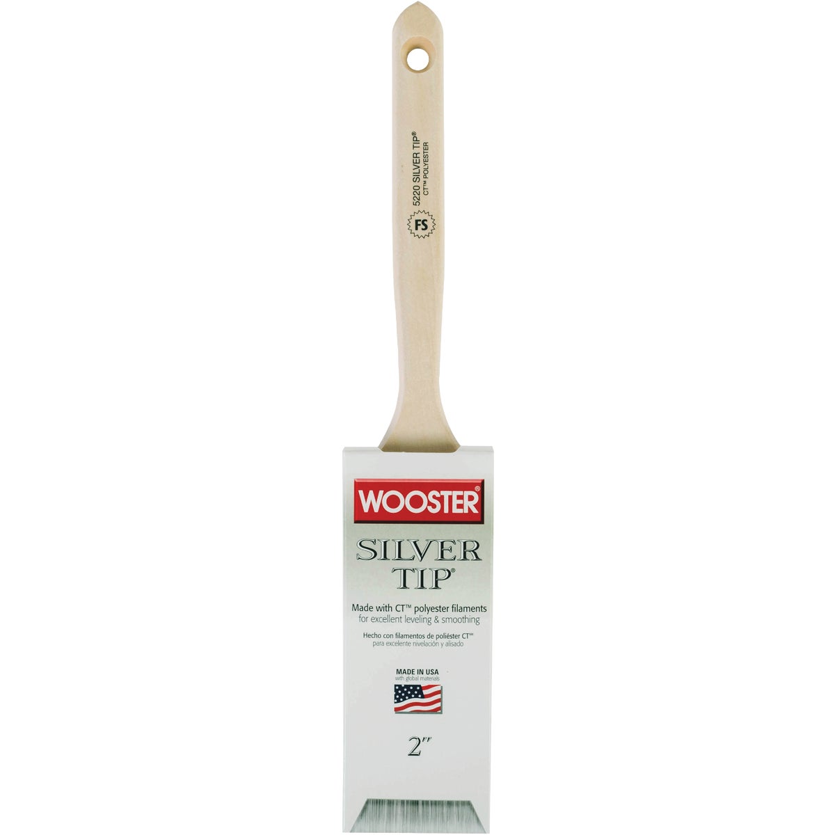 Wooster SILVER TIP 2 In. Chisel Trim Flat Sash Paint Brush