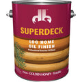 Duckback SUPERDECK VOC Translucent Log Home Oil Finish, Golden Honey, 1 Gal.