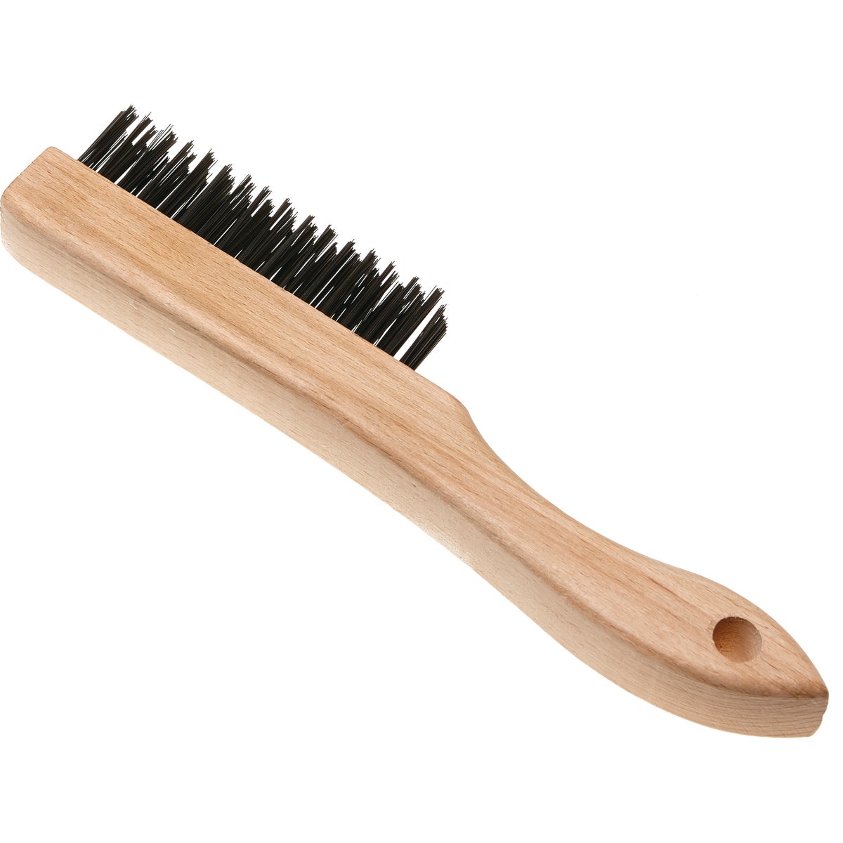 Best Look Wood Shoe Handle Wire Brush