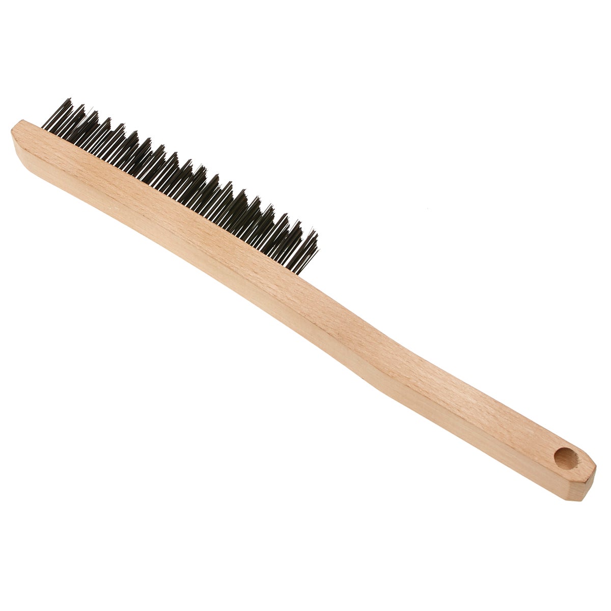 Best Look Long Curved Handle Wire Brush