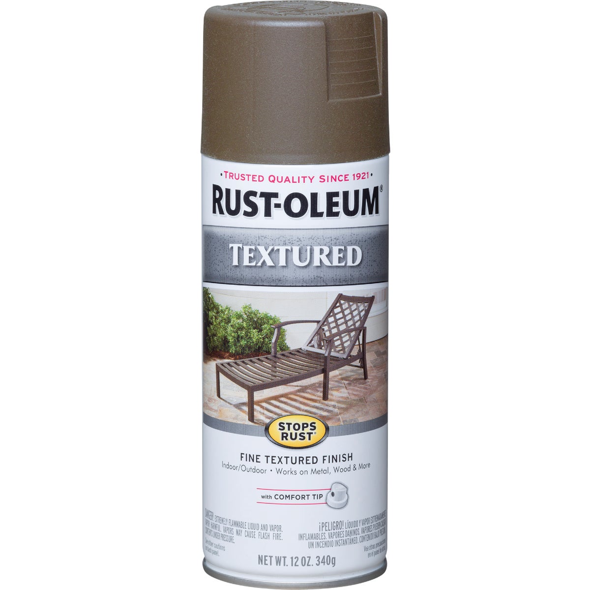 Rust-Oleum Stops Rust 12 Oz. Textured Finish Spray Paint, Bronze