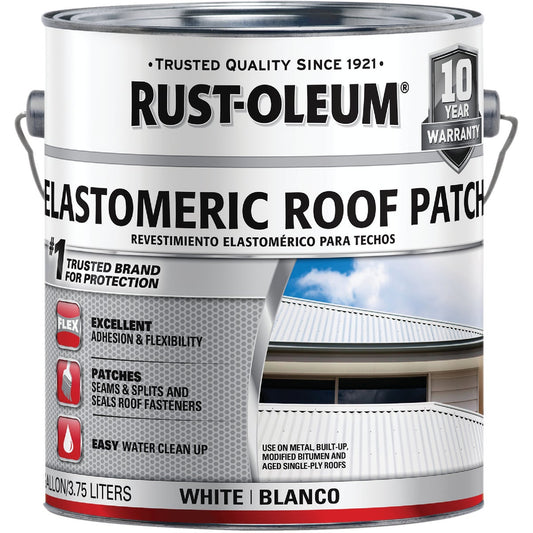 Rust-Oleum 1 Gal. White Elastomeric Roof Patch