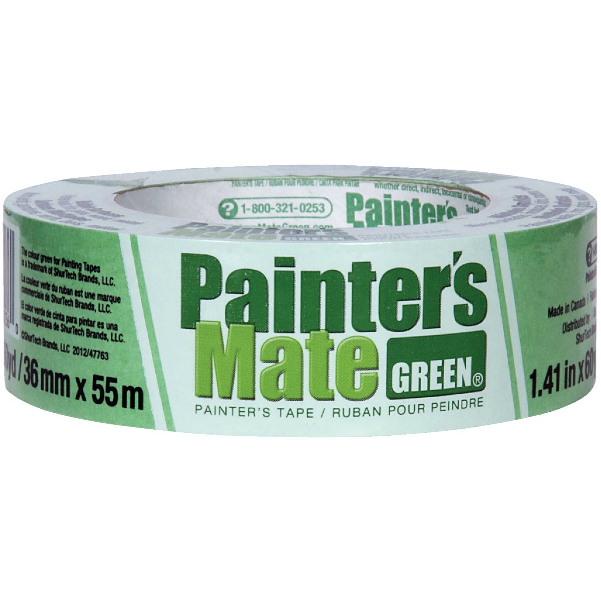 Painter's Mate Green 1.41 In. x 60 Yd. Masking Tape