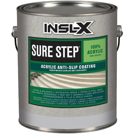 INSL-X Sure Step Clear Skid Resistant Concrete Paint, 1 Gal.