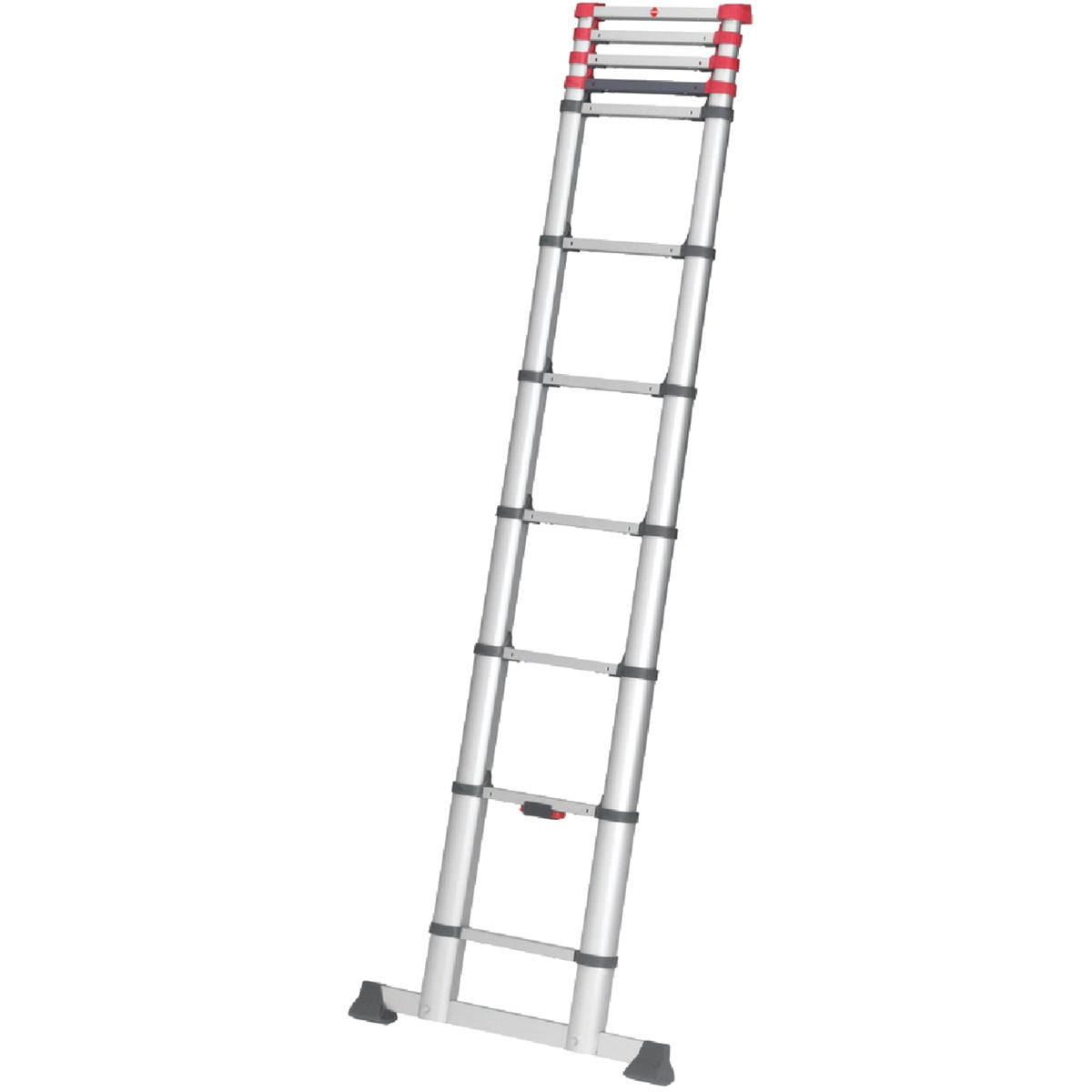 Hailo 11 Ft. Aluminum 11-Rung Telescoping Ladder with 330 Lb. Load Capacity