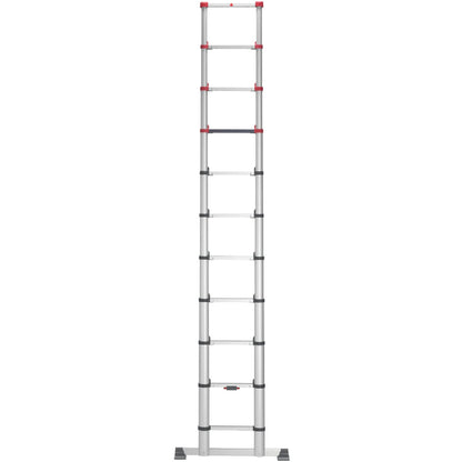 Hailo 11 Ft. Aluminum 11-Rung Telescoping Ladder with 330 Lb. Load Capacity