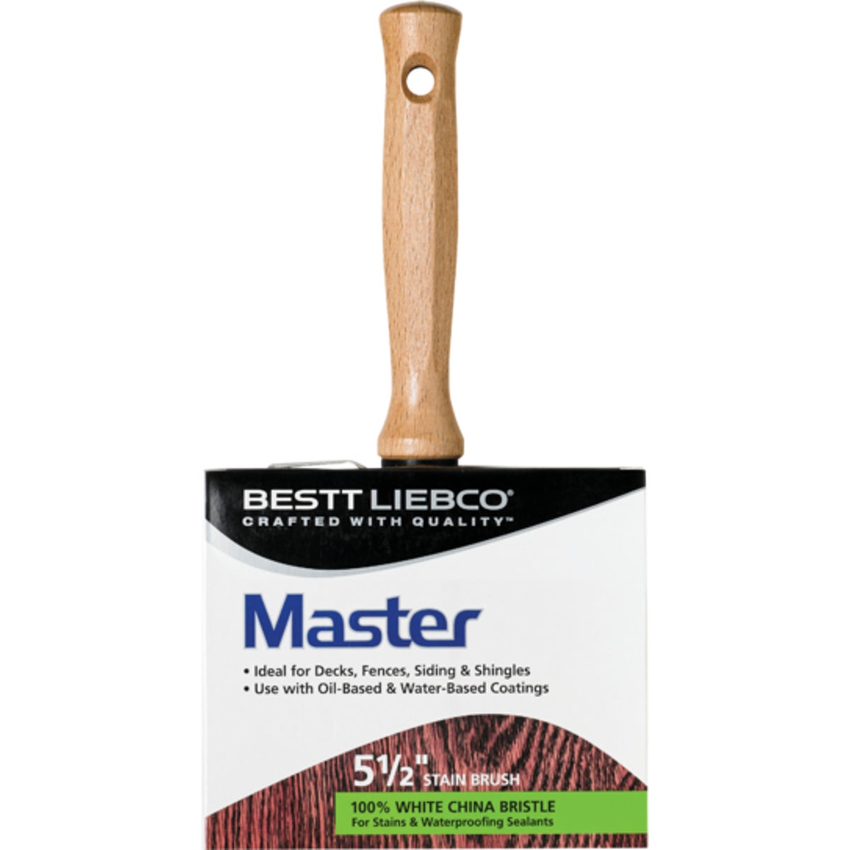 Bestt Liebco Master 5-1/2 In. Flat Stain Brush No. 144