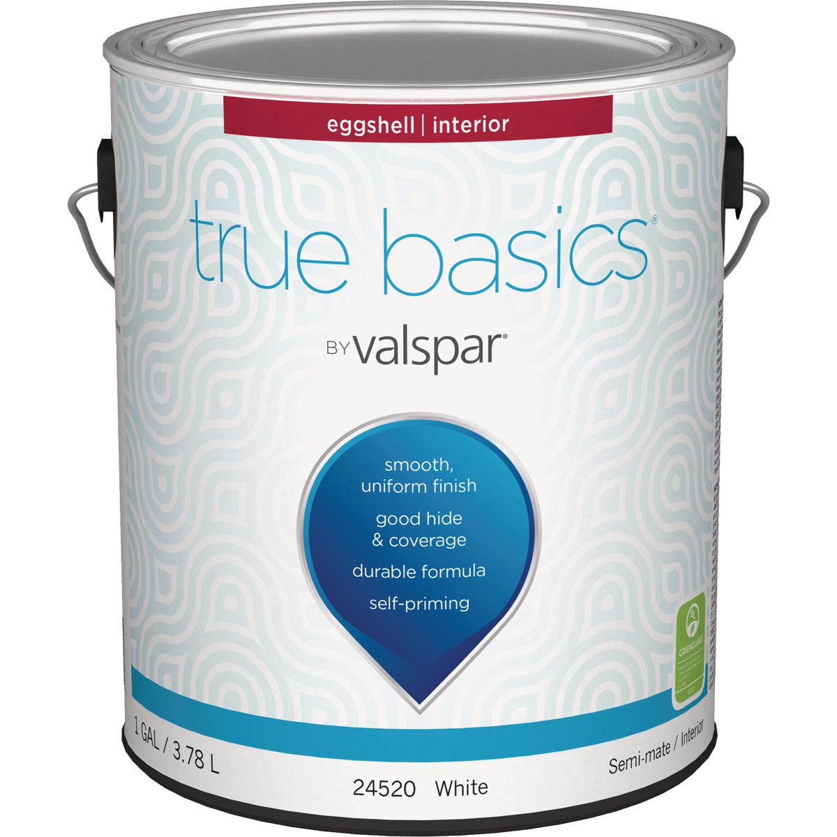 True Basics by Valspar Eggshell Interior Wall Paint, 1 Gal., White