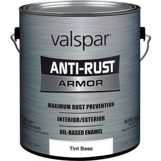 Valspar Anti-Rust Oil-Based Gloss Armor Rust Control Enamel, Tint Base, 1 Gal.