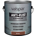 Valspar Anti-Rust Oil-Based Gloss Armor Rust Control Enamel, Brown, 1 Gal.
