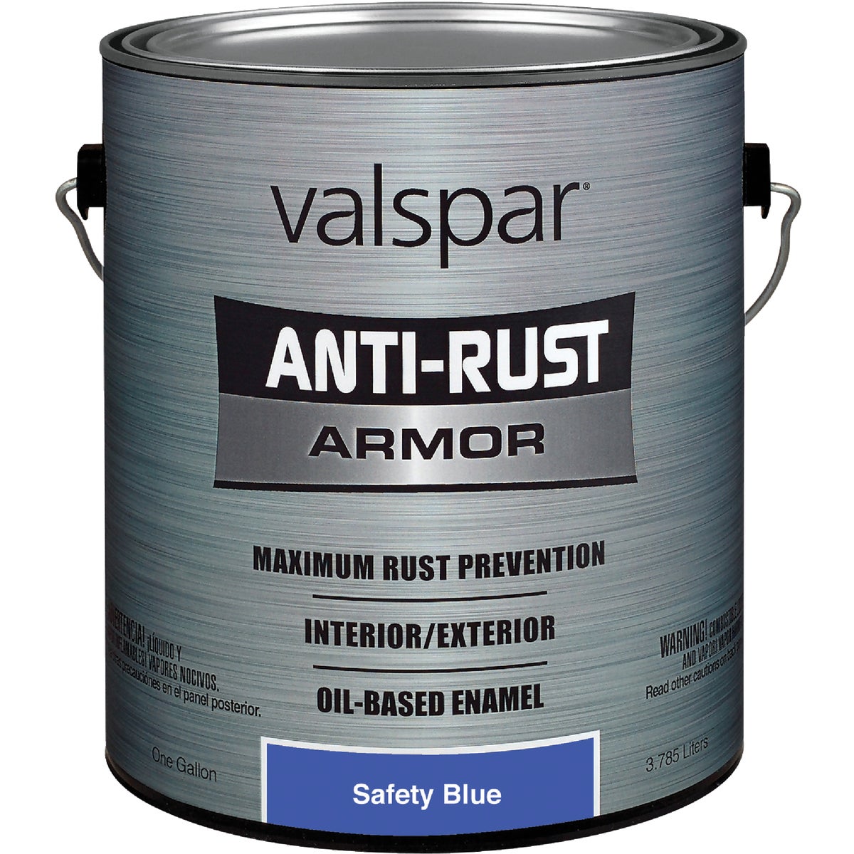 Valspar Oil-Based Gloss Anti-Rust Armor Safety Color Rust Control Enamel, Safety Blue, 1 Gal.