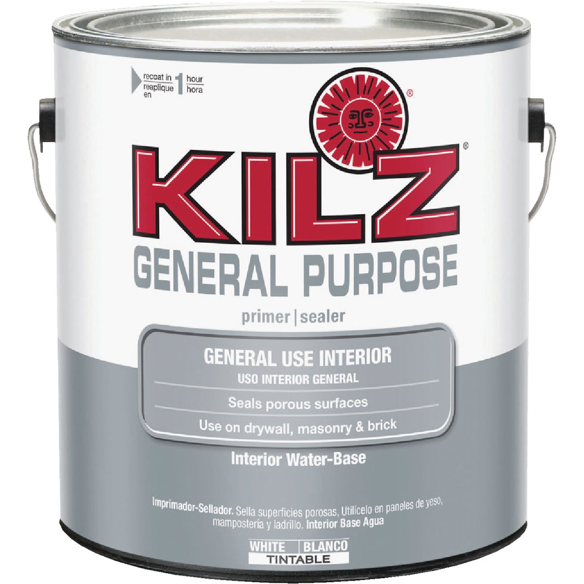 KILZ General Purpose Interior Latex Primer, White, 1 Gal.