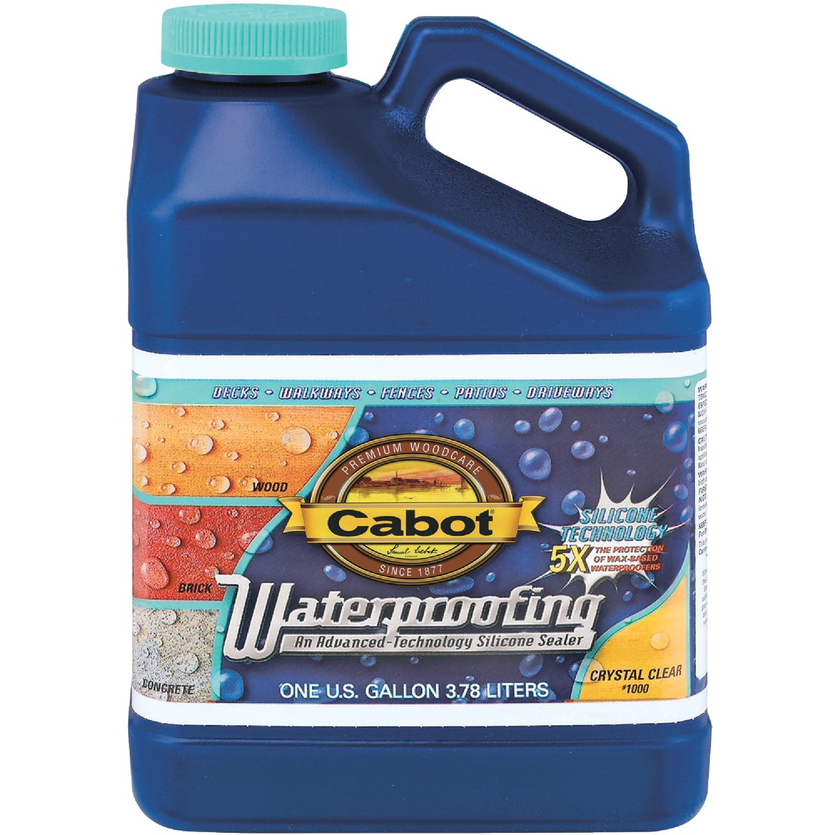 Cabot Clear Silicone Waterproofing Sealer, 1 Gal.