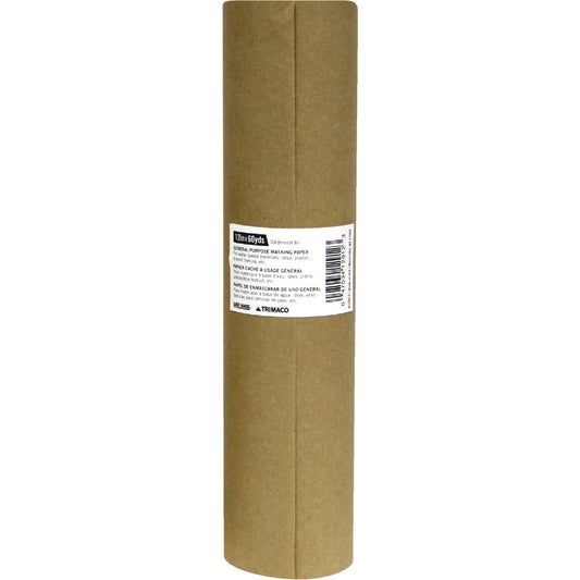 Trimaco 12 In. x 180 Ft. Brown Masking Paper