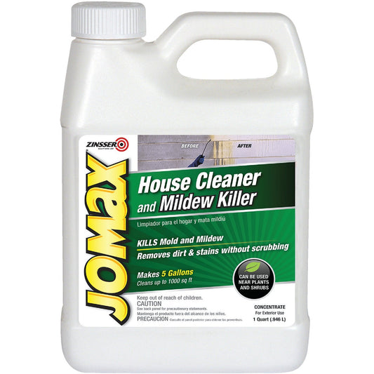 Zinsser Jomax House Cleaner and Mildew Killer, 1 Qt.