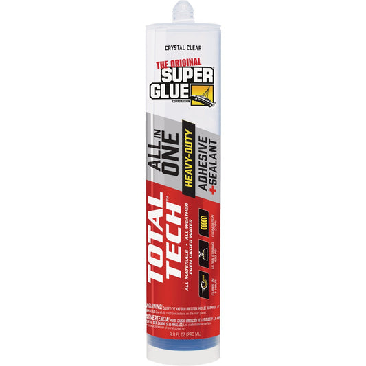 Super Glue Total Tech 9.8 Oz. Clear Construction Adhesive & Sealant