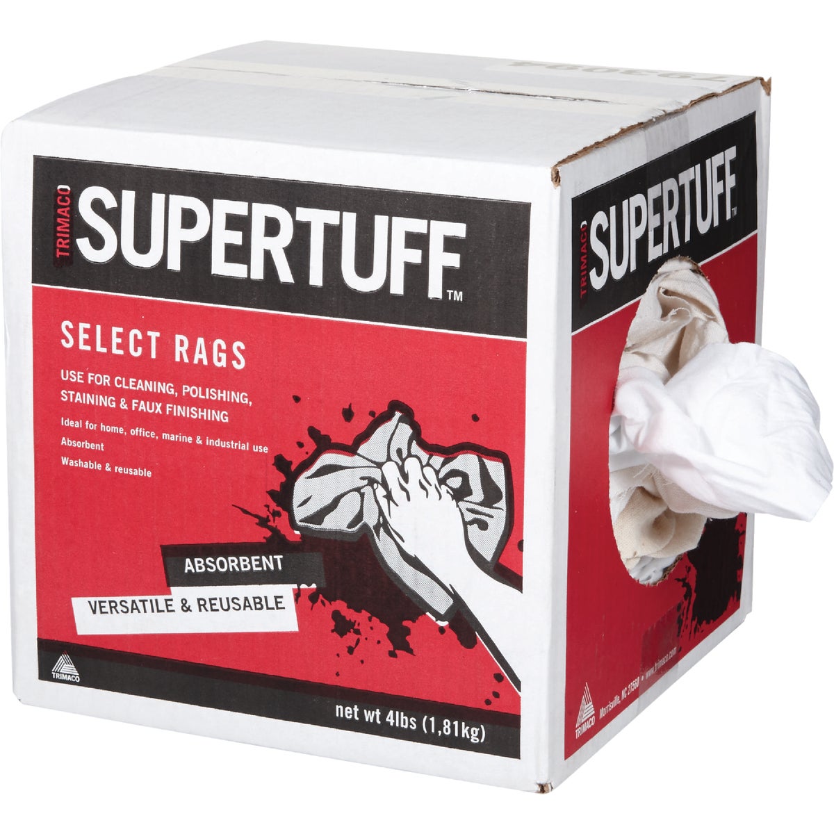 Trimaco SuperTuff 4 Lb. Painter's Rags