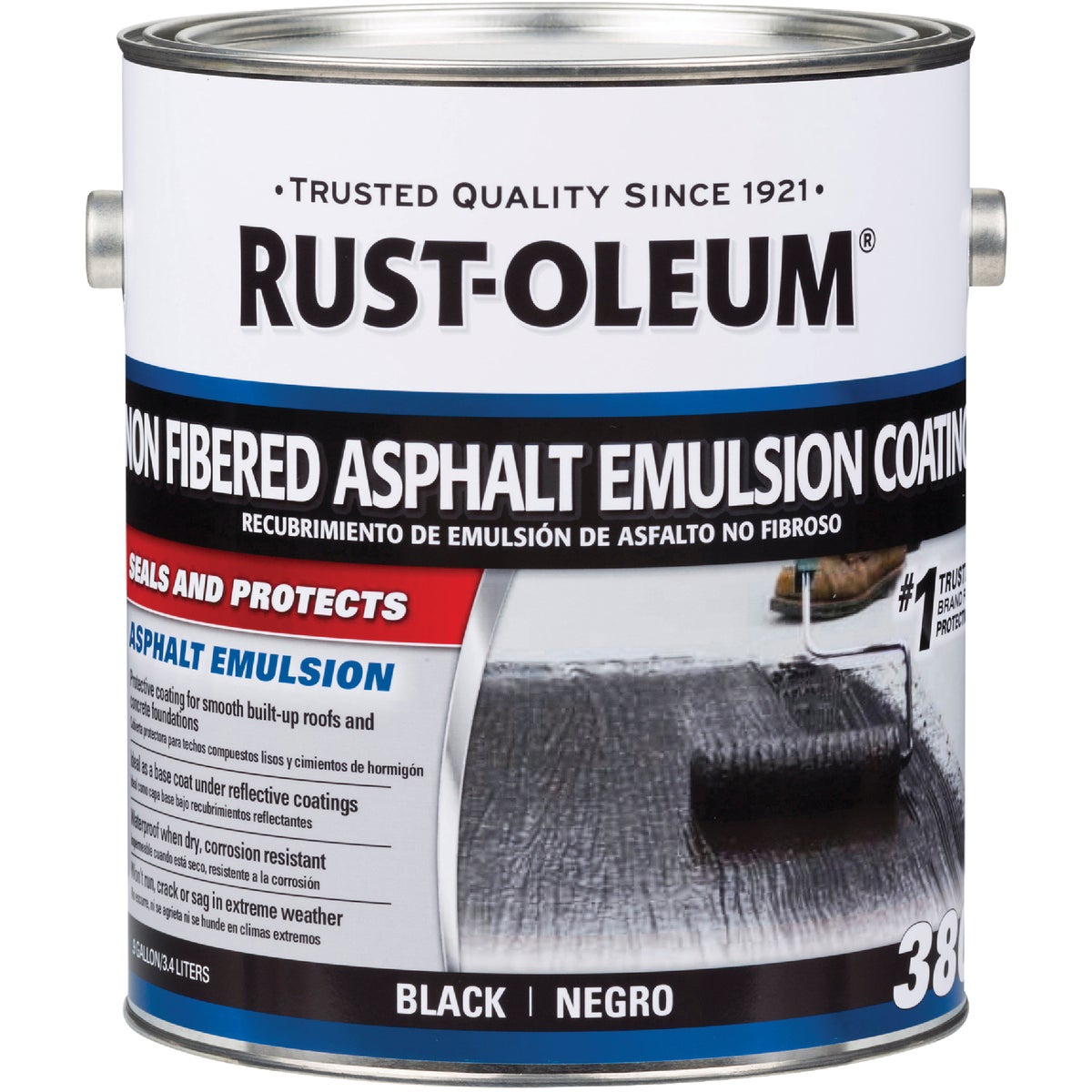 Rust-Oleum 380 1 Gal. Non-Fibered Asphalt Emulsion Coating