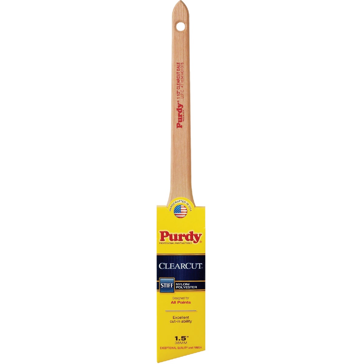 Purdy Clearcut Dale 1-1/2 In. Angle Trim Stiff Paint Brush