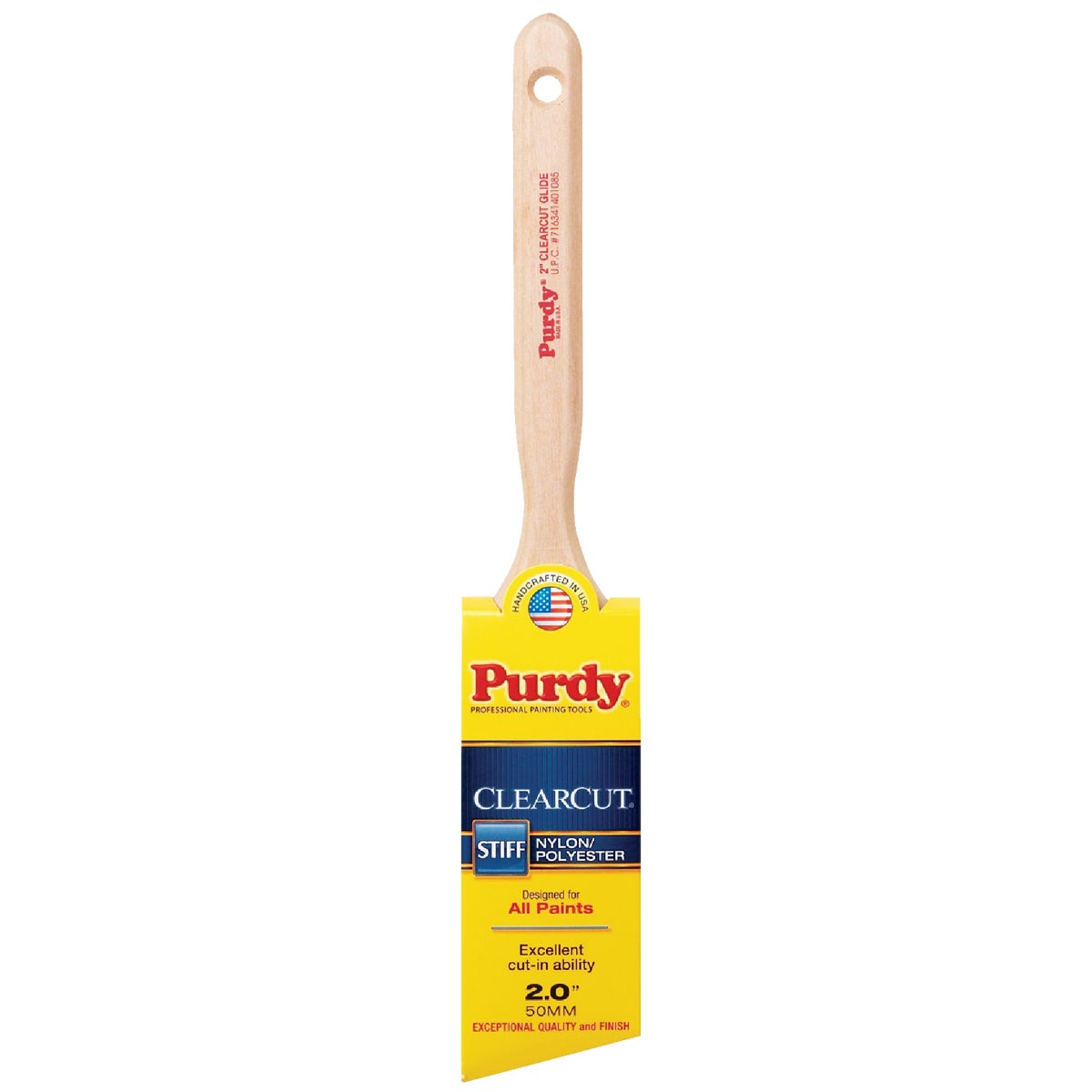 Purdy Clearcut Glide 2 In. Angular Trim Stiff Paint Brush