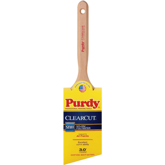 Purdy Clearcut Glide 3 In. Angular Wall Stiff Paint Brush