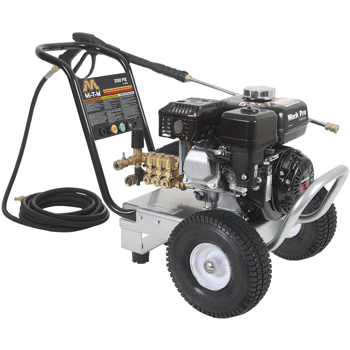 Mi-T-M Work Pro 3200 psi 2.4 GPM Cold Water Gas Pressure Washer