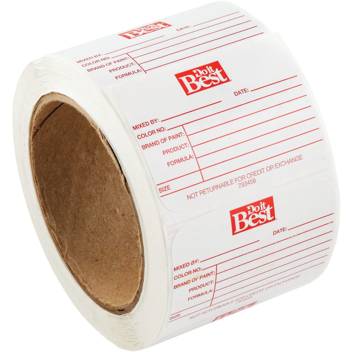 Do it Best Custom Color Sticker (500/Roll)