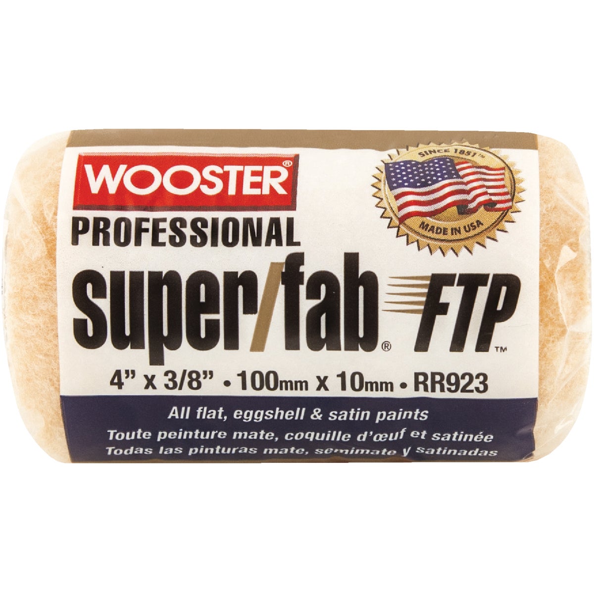 Wooster Super/Fab FTP 4 In. x 3/8 In. Knit Fabric Roller Cover