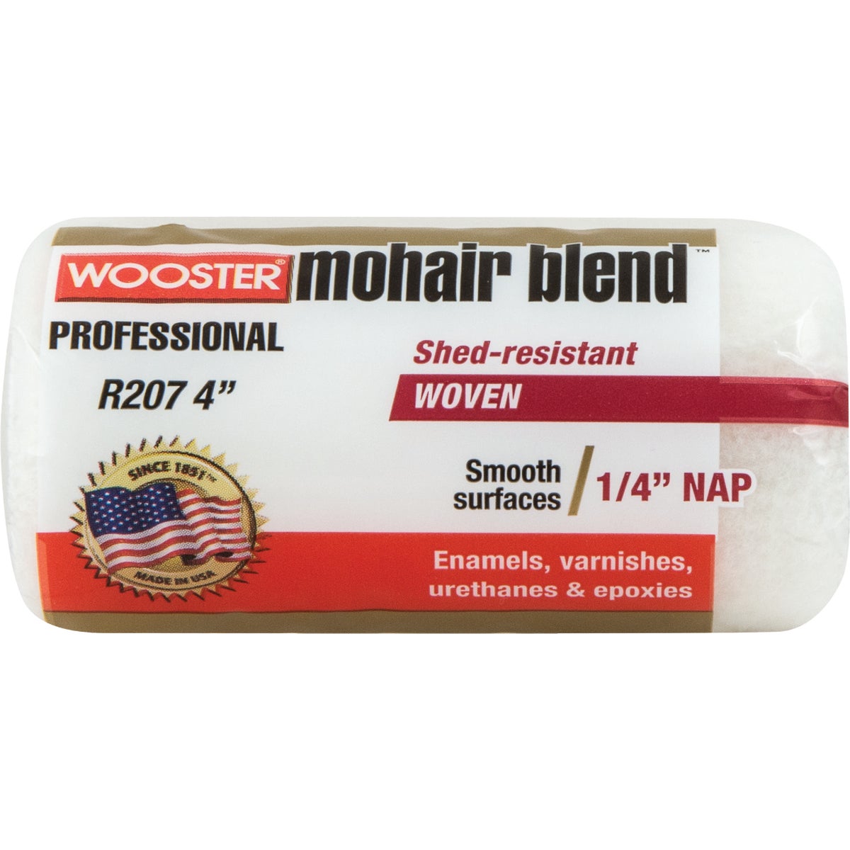 Wooster Mohair Blend 4 In. x 1/4 In. Woven Fabric Roller Cover