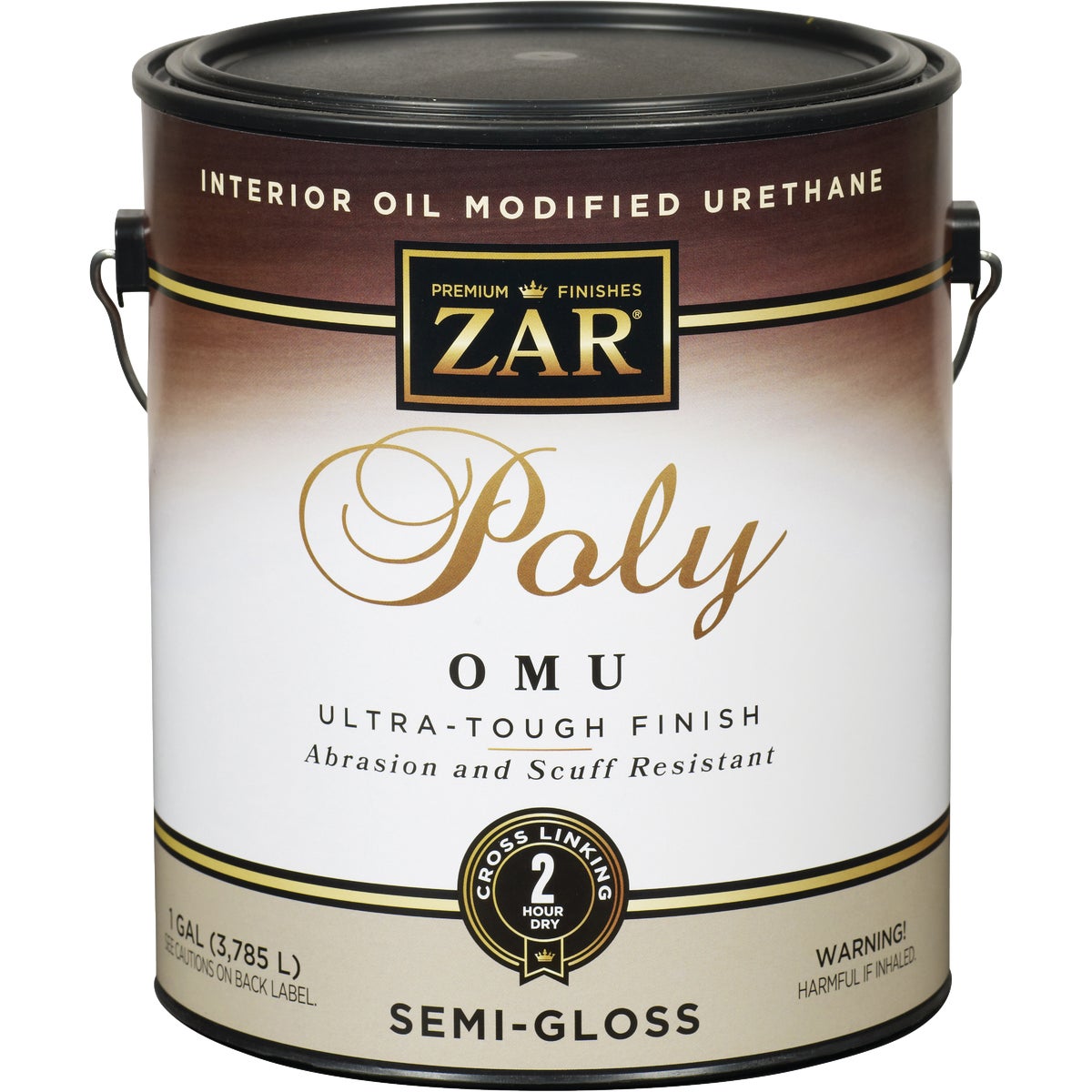 ZAR Semi-Gloss Ultra Max Interior Polyurethane, 1 Gal.