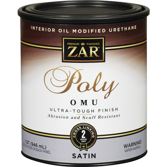 ZAR Satin Ultra Max Interior Polyurethane, 1 Qt.